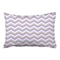 thumbnail image 1 of RYLABLUE Light Purple Chevron Bold Modern Zigzag Pattern Pillowcase Cushion Cover 20x30 inch, 1 of 1
