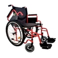 thumbnail image 5 of Silla de Ruedas Todo Terreno Eko-Mobility Plegable Descansa Pies Roja, 5 of 5
