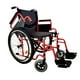 thumbnail image 5 of Silla de Ruedas Todo Terreno Eko-Mobility Plegable Descansa Pies Roja, 5 of 5