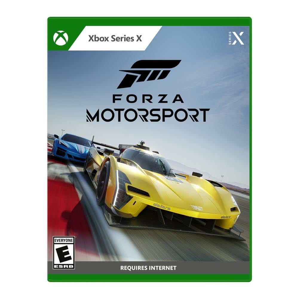 2023 Newest Xbox -Series -X- Gaming Console System- 1TB SSD Black X Version with Disc Drive W/Forza Motorsport FULL Game | Silicone Controller Cover Skin
