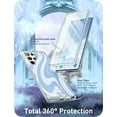 thumbnail image 3 of i-Blason Cosmo Series for Samsung Galaxy S23 Ultra 5G (2023 Release), Slim Stylish Protective Case with Built-in Screen Protector (BlueSwirl), 3 of 8