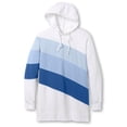 thumbnail image 5 of Woman Within Plus Size Color Block Hoodie Sweatshirt, 5 of 5