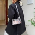 thumbnail image 3 of Sac à Bandoulière en PVC Transparent Mode Sac de Courses pour Femmes Hobos pour Dames (Blanc), 3 of 9
