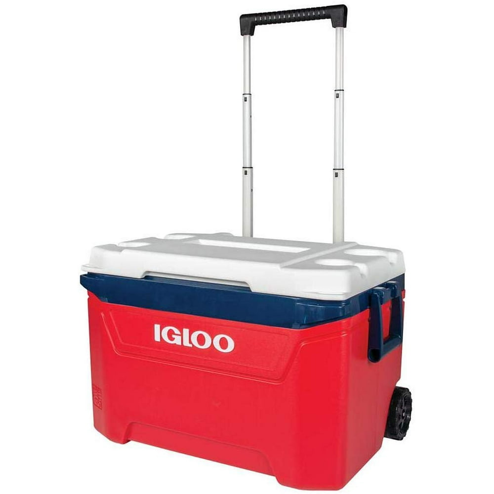 Igloo 60Quart Rolling Ice Chest Cooler Texas Edition