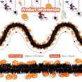 thumbnail image 2 of Halloween Holiday Party Decor Pumpkin Yarn Garland Hanging Prop for Home Outdoor Courtyard Door Wall Mantel Porch Fall Festival Supplies C, 2 of 6