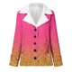 thumbnail image 4 of Puntoco Abrigo Mujer Invierno Cálido Compuesto Felpa Botón Solapas Chaqueta Outwear Abrigo Liquidación Puntoco Puntoco-1, 4 of 4