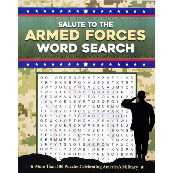 Pre-Owned Salute to the Armed Forces Word Search (Paperback) 1667208691 9781667208695