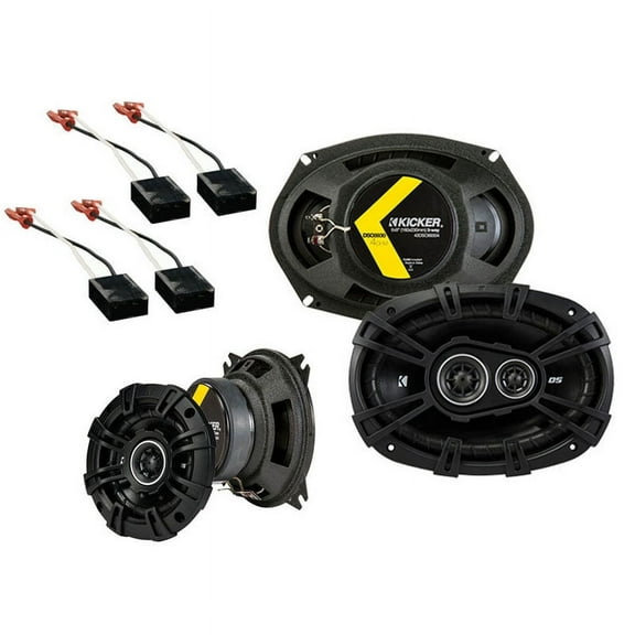 Fits GMC Safari Mini Van 1991-1995 OEM Speaker Upgrade Kicker DS Series Package