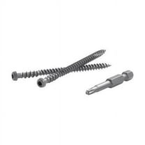 Fastenmaster 5000272 TrapEase 2.5 in. Torx TTAP Star Head Zinc Stainless Steel Composite Deck Screws, Havana Gold - 1050 Per Box