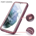 thumbnail image 2 of AICase Heavy Duty Shockproof Case for Samsung Galaxy S21 FE 5G, Purple/Pink, 2 of 6