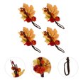 thumbnail image 2 of Miangastore Pumpkin Napkin Rings Creative Design 4Pack 6.68x3.93x1.77in, 2 of 8