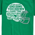thumbnail image 3 of Instant Message - Football Helmet Phrases - Toddler & Youth Short Sleeve Graphic T-Shirt, 3 of 6