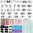 thumbnail image 1 of Kit de pintura facial Faceura de 61 piezas con pinceles, plantillas y más, 1 of 7