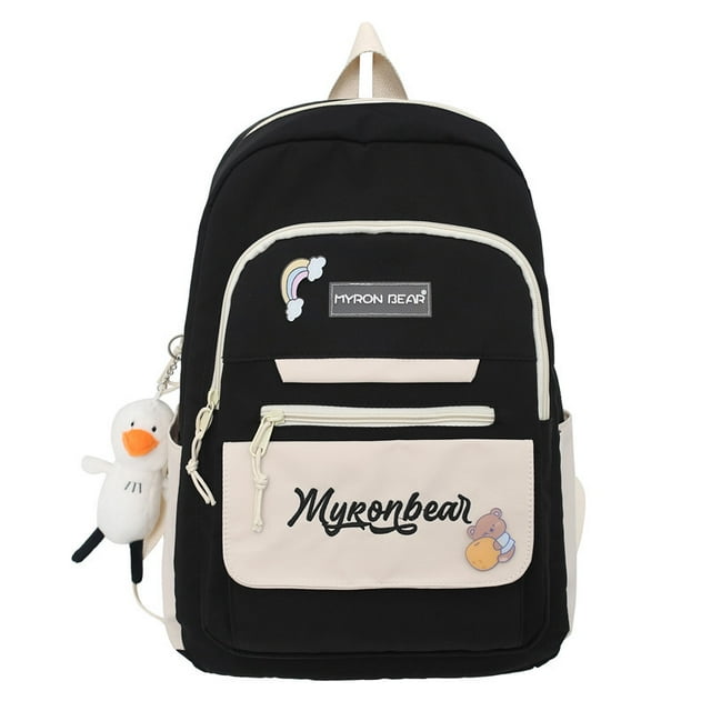 Girl's School Bag High School Student Large Capacity Backpack Elementary School Student Backpack for Boys Teens