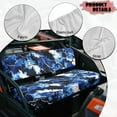 thumbnail image 4 of Yuyamidu Blue Camo Bench Seat Cover Compatible with Kawasaki Mule 4010 4x4 Camouflage Ranger Seat Cover Easy to Install Four Wheeler Accessories, 4 of 7