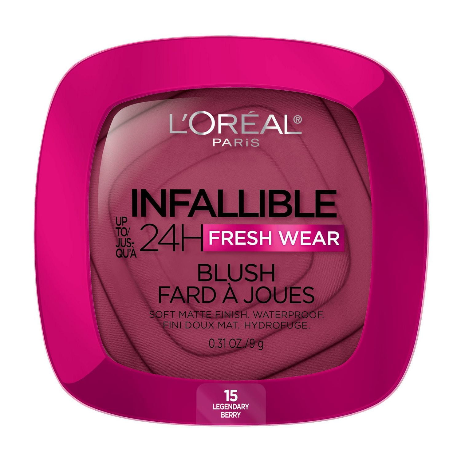 L'Oréal Paris Infallible 24H Freshwear Fard à Joues, Fini Doux Mat Hydrofuge
