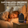 thumbnail image 4 of WJCA 100ml Aromatherapy Diffuser, Ultrasonic Cool Mist Humidifier with 7-Color LED Lights & Auto Shut-Off, for Home or Office Use, Black., 4 of 7