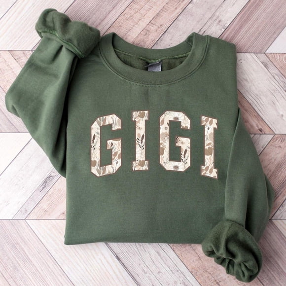 Grandma Floral, Mom, Mothers Day , Gigi New Grandparent Pregnancy Announcement Sweatshirt All Size S-3Xl
