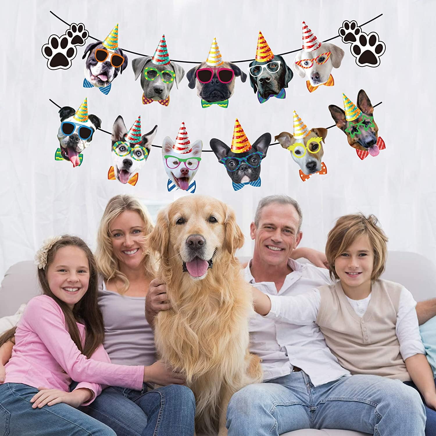 Dog birthday decorations discount