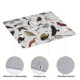 thumbnail image 4 of Naloa Animal Bird Dish Drying Mat for Kitchen Counter, Heat Resistant Drainer Mats, Absorbent Draining Mat,Dish Rack Pad,16"x18", 4 of 8