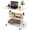 White, variant on KLSMYHOKI Storage Portable Adjustable Height Desk, 32 Inch White Rolling Computer Desk for Home Office Small Study Spaces