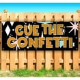 thumbnail image 2 of Cue The Confetti 13 oz Vinyl Banner With Metal Grommets, 2 of 5