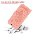 thumbnail image 6 of Jiahe Cover For Motorola MOTO G Stylus 5G (2022) Shockproof Magnetic Hand Strap Wallet Card Slot Stand Flip Leather Case Cover,Pink, 6 of 8