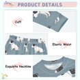 thumbnail image 4 of Dailycode Cotton Pajama Set Snug Fit Long Sleeve Top and Pants for 18M-8Y Cute Terrier Dogs, 4 of 7