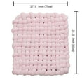 thumbnail image 3 of Thickened Braided Knot Seat Mat, Knotted Floor Decorative Cushion, 3 of 5