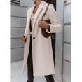 thumbnail image 3 of Abrigo De Lana Con Solapa Para Mujer Otoño E Invierno., 3 of 6