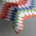 thumbnail image 3 of Colorful Geometric Chevron Pattern Rectangle Tablecloth 60"x84",Waterproof Polyester Rectangle Table Cloth, Wipeable Spillproof Polyester Tablecloth for Dining, Camping, Indoor and Outdoor, 3 of 5