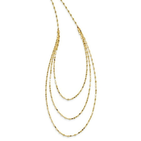 Roy Rose Jewelry 14K Yellow Gold Fancy Necklace ~ length: 19.5 inches