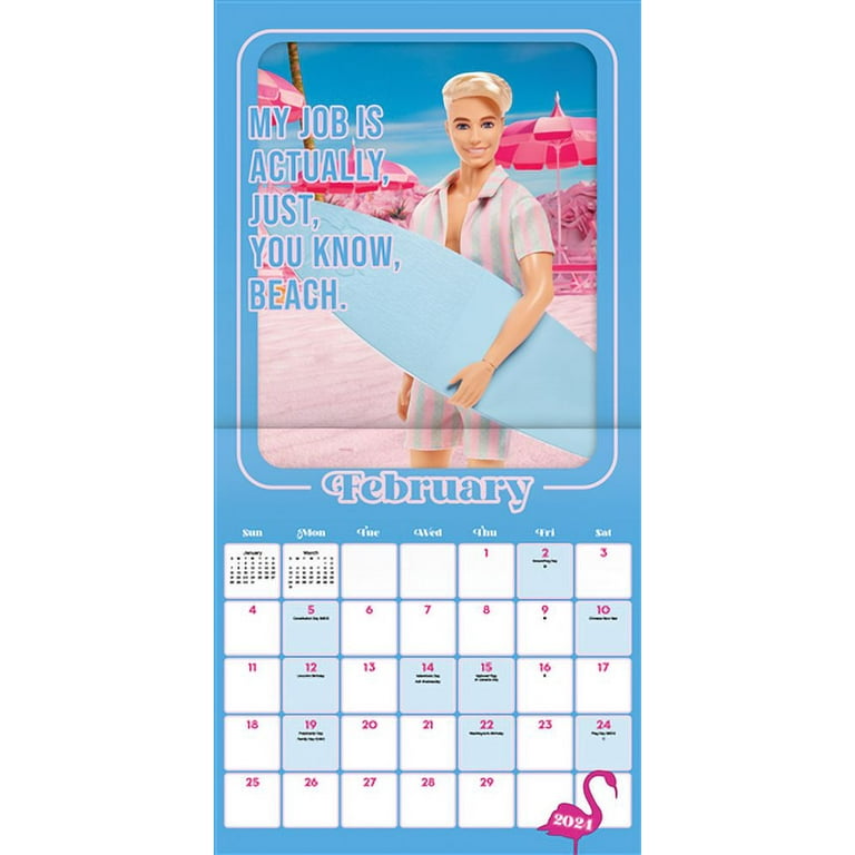2025 Barbie Calendar Images