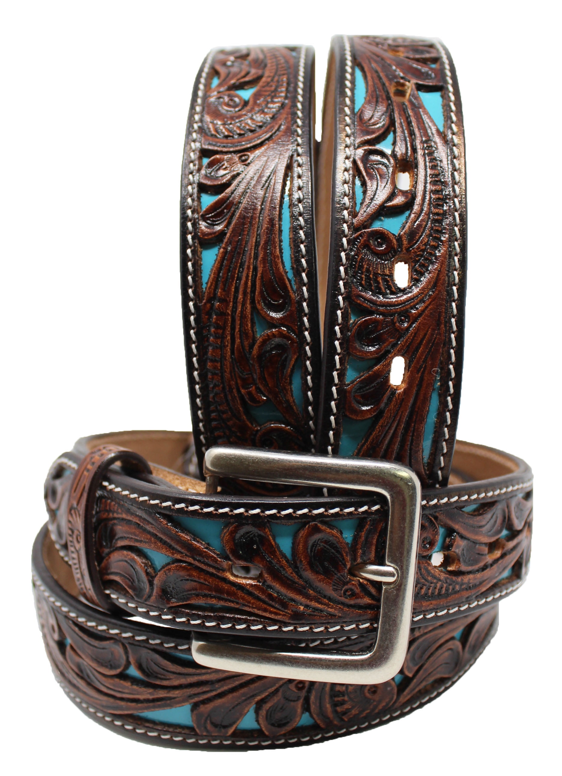 genuine turquoise belt buckle
