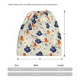 thumbnail image 3 of Vsdgher Flower Leaves Slouchy Beanie Hat for Men/Women, Skull Cap Chemo Cap Night Sleeping Cap, 3 of 8