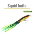 thumbnail image 2 of Señuelo de pesca de calamar realista, señuelos de pesca de 24 cm/40 g, anzuelo triple de calamar, Crankbait de calamar construido para precisión, 2 of 5