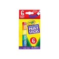 thumbnail image 1 of CRAYOLA CRAYOLA WASHABLE PAINT STICKS 6 CLR 546207, 1 of 7