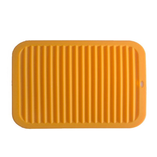 Alfombrilla de silicona para filtro de agua, alfombrilla para secar arena, alfombrilla para olla, alfombrilla aislante para cocina de inducción con patrón de ondas grandes, posavasos para mesa de