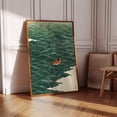thumbnail image 5 of [UNFRAMED] Japanese Wave Art, Boat at Sea Print, Minimalist Ocean Poster, Traditional Style Wall Art, 5 of 5