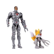 Sonic x DC Action Figure Multipack - 2.5 inch Tails & 5 inch Cyborg