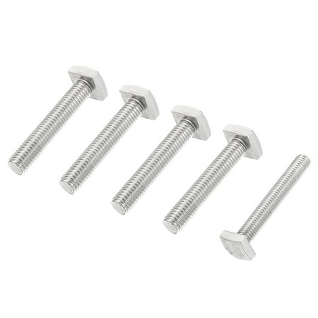 

Square Head Bolt 5 Pack M8x50mm 304 Stainless Steel Grade C Square Screws