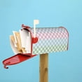 thumbnail image 6 of Rateoe Colorful Checkerboard Printed Mailbox Covers - Easy to Install Fall, Winter, Spring, Summer Mailbox Cover - Weather and UV-Resistant Mailbox Decor - Mailbox Magnetic Covers-25.5x21 in, 6 of 8