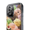 thumbnail image 4 of DistinctInk Clear Hybrid Case for Apple iPhone 14 Pro Max (6.7" Screen) - Ice Cream Scoops Cones - Raised Bezel Screen Guard, 4 of 5