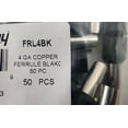 thumbnail image 6 of The Install Bay FRL4 Black and RED Barrel 4 AWG Copper Ferrules - 50 per bag, 6 of 8