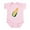 Petal Pink, variant on CafePress - Corn Infant Bodysuit - Baby Light Bodysuit, Size Newborn - 24 Months