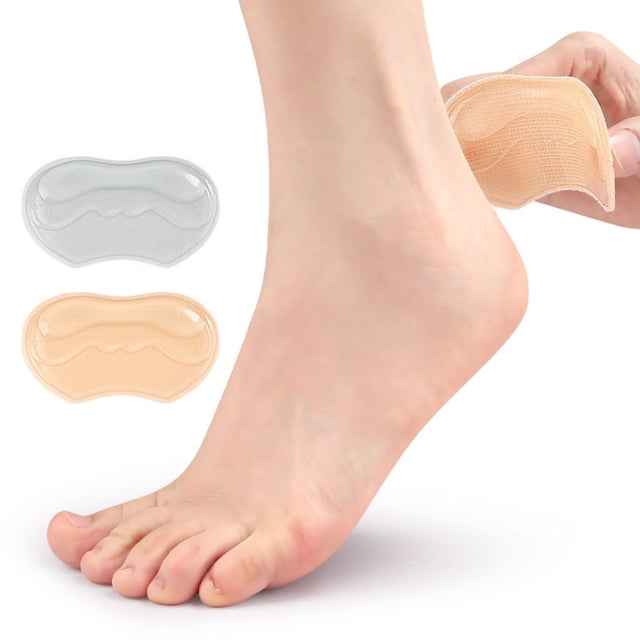 Almohadillas de Cojín del Talón, Transpirable Reduce Fricción Seguro Ajuste de Los Zapatos del Talón para Mujeres Hombres