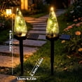 thumbnail image 2 of Fmbmuo Home Decor Outdoor Solar Powered Mini Christmas Tree Lights LED Stake Lamp with 2 Modes Wall Decor,Multicolor, 2 of 5