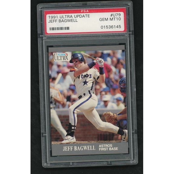 1991 Fleer Ultra Update Jeff Bagwell #U-79 RC PSA 10