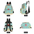 thumbnail image 4 of FORMRS Mini Backpack Purse for Women Quilted Travel Daypack Casual Shoulder Bag, Blue Beach Pattern, 4 of 7
