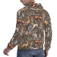 thumbnail image 3 of Hoodies for Men - Bohemian Deer Bear Rabbit Tree Long Sleeve Comfrt Men'S Fashion Hoodies & Sweatshirts, Sweatshirts for Men Hoodies Pullover Clothing Clothes with Pouch, 3 of 7